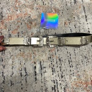 Double-buckle Western Belt